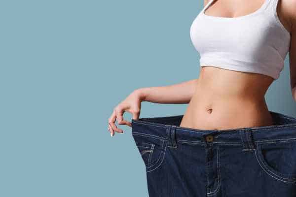 woman after fat reduction treatment Salisbury