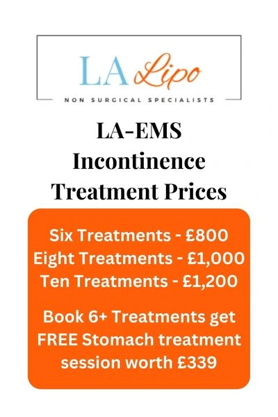 LA-EMS Incontinence Treatment Prices Salisbury