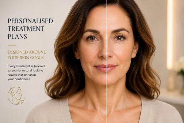 Before and after results of Collagen Lift Therapy Salisbury